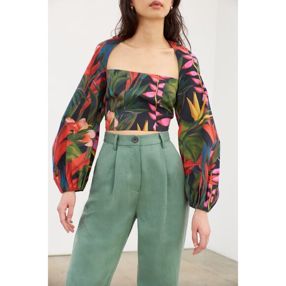 Mara Hoffman Dita Pant Moss - Picture 6 of 11